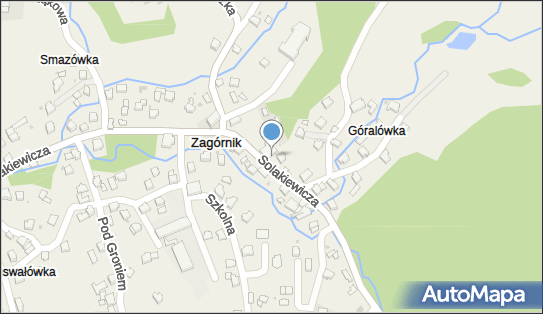 Paczkomat InPost ZIK01M, Solakiewicza 107, Zagórnik 34-120