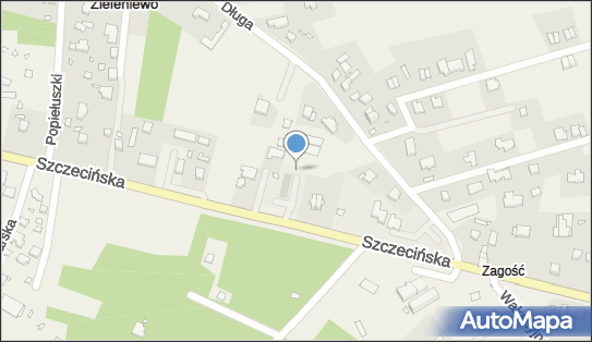 Paczkomat InPost ZIN01M, Szczecińska 17a, Zieleniewo 73-108