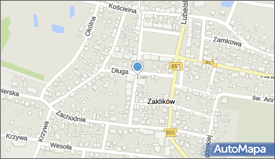 Paczkomat InPost ZKK02M, Długa 7, Zaklików 37-470