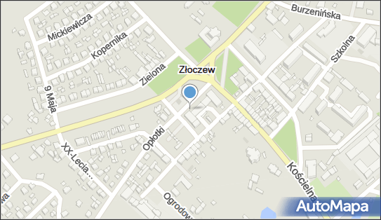 Paczkomat InPost ZLC03M, Opłotki 1, Złoczew 98-270