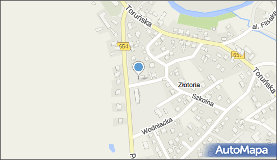 Paczkomat InPost ZLP01N, Pomorska 11, Złotoria 87-162