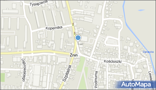 Paczkomat InPost ZNI02A, Mickiewicza 4, Żnin 88-400