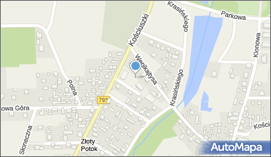 Paczkomat InPost ZOP01M, Kościuszki 21, Złoty Potok 42-253