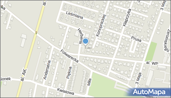 Paczkomat InPost ZOR02N, Herberta 2, Żory 44-240