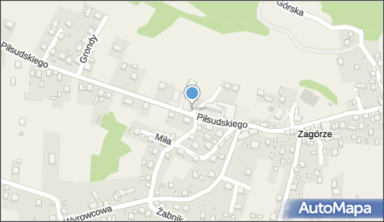 Paczkomat InPost ZOZ01M, Józefa Piłsudskiego 137, Zagórze 32-555