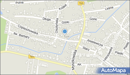 Paczkomat InPost ZRI02N, Częstochowska 10, Żarki 42-310