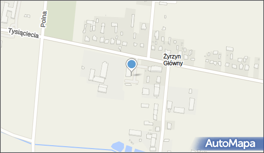 Paczkomat InPost ZRZ01M, Tysiąclecia 154B, Żyrzyn 24-103