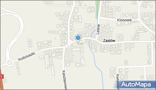 Paczkomat InPost ZST01M, Kościuszki 107, Zastów 32-010