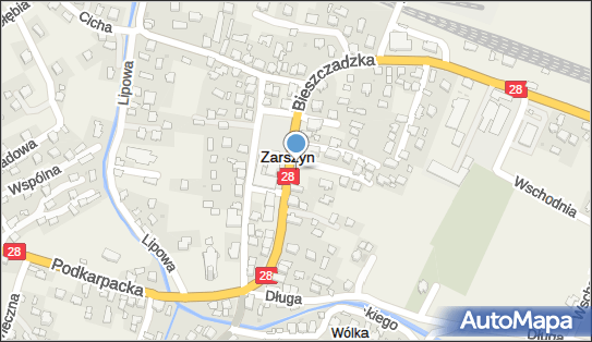 Paczkomat InPost ZSZ01M, Bieszczadzka 74, Zarszyn 38-530