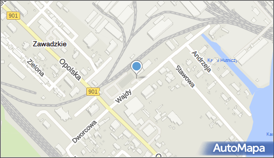Paczkomat InPost ZWA02M, Ks. Wajdy 1, Zawadzkie 47-120