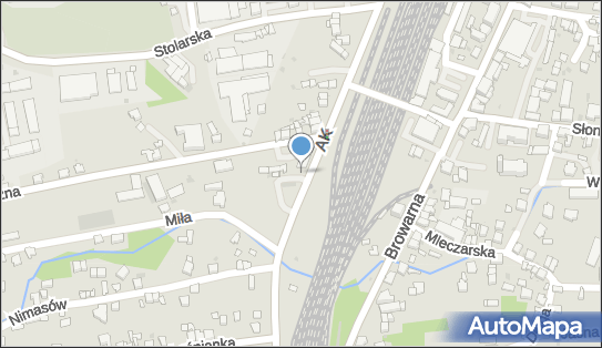 Paczkomat InPost ZWC01APP, Armii Krajowej 58, Żywiec 34-300