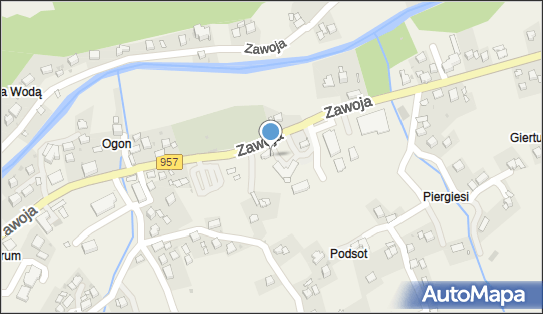 Paczkomat InPost ZWJ01M, Zawoja 2303, Zawoja 34-222