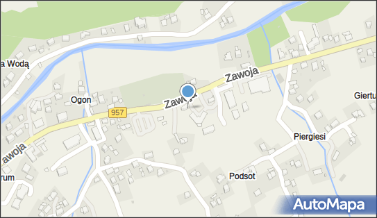 Paczkomat InPost ZWJ01M, Zawoja 2303, Zawoja 34-222