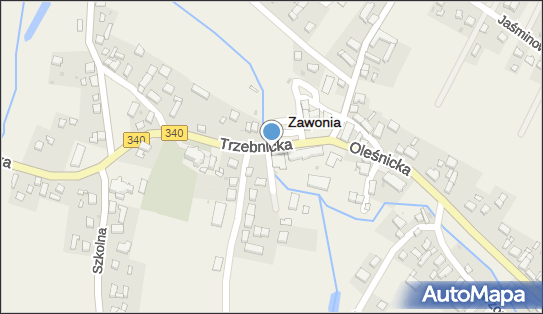 Paczkomat InPost ZWN01BAPP, Trzebnicka 14, Zawonia 55-106