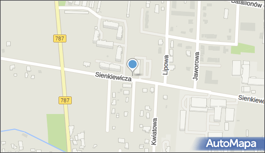 Paczkomat InPost ZWO02A, Sienkiewicza 16, Zwoleń 26-700