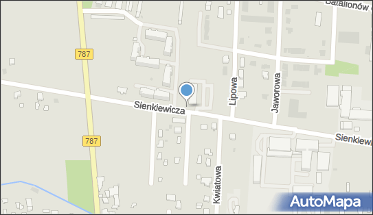 Paczkomat InPost ZWO02A, Sienkiewicza 16, Zwoleń 26-700