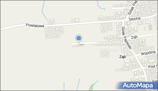 Paczkomat InPost ZXB01M, Szlak Papieski 244, Ząb 34-521