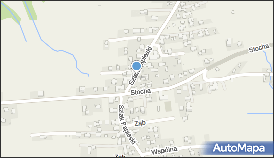 Paczkomat InPost ZXB01M, Szlak Papieski 244, Ząb 34-521