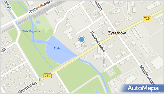 Paczkomat InPost ZYR02A, Reymonta 8, Żyrardów 96-300