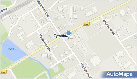 Paczkomat InPost ZYR09M, Mickiewicza 13, Żyrardów 96-300