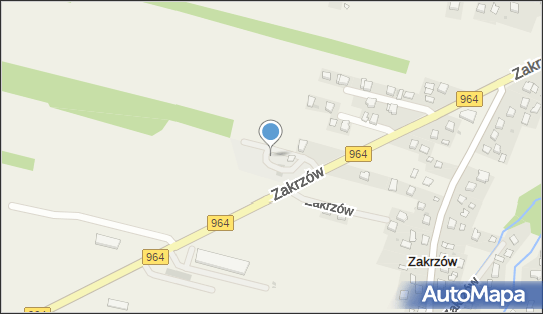 Paczkomat InPost ZZO01M, Zakrzów 321, Zakrzów 32-003