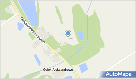 Dwór Leskich, Osiek-Aleksandrowo, Osiek-Aleksandrowo 06-420 - Pałac, Dwór