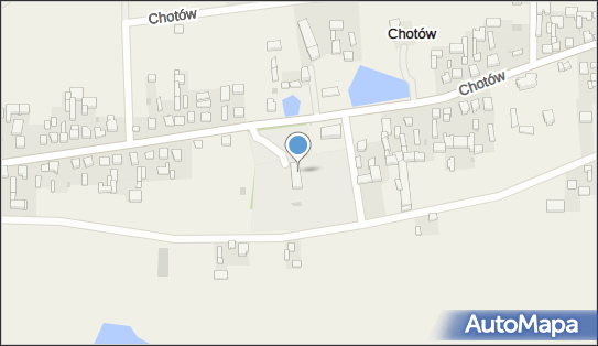 Dwór z XIX w., Chotów 97, Chotów 98-345 - Pałac, Dwór