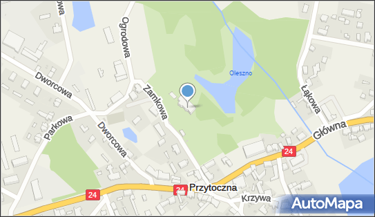 Pałac, Dwór, Zamkowa 2, Przytoczna 66-340 - Pałac, Dwór