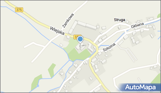 Pałac, Dwór, Wiejska375 3, Struga 58-311 - Pałac, Dwór