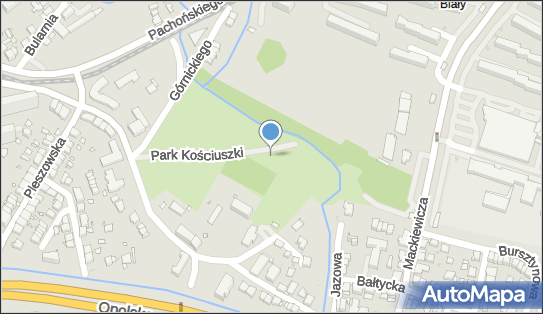 Park T. Kościuszki, Park Kościuszki Tadeusza, gen., Kraków od 30-001 do 30-899, od 31-001 do 31-999 - Park, Ogród
