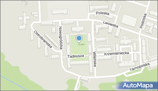 Skwer Pana Tadeusza, Nowogródzka 6, Kołobrzeg 78-100 - Park, Ogród