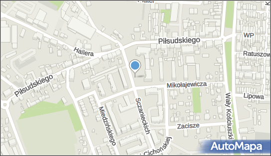 1 miejsce przy ZUS, Mikołajewicza Stanisława 14B, Rawicz 63-900 - Parking dla niepełnosprawnych