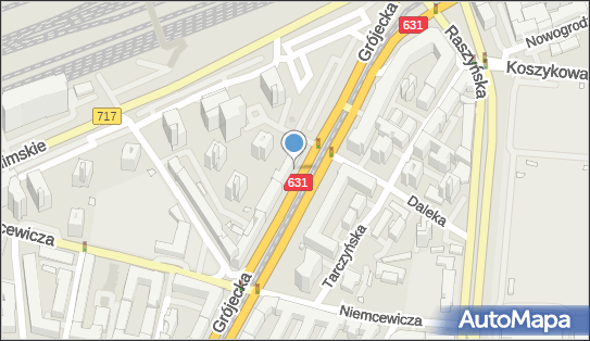 1 miejsce, Grójecka 18/20, Ochota - Parking dla niepełnosprawnych