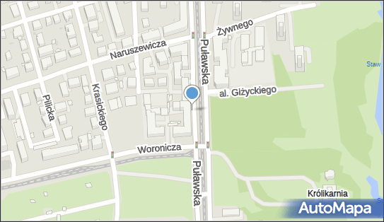 1 miejsce, Puławska 140, Mokotów - Parking dla niepełnosprawnych