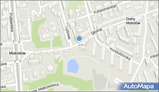 1 miejsce, Dolna 21B, Mokotów - Parking dla niepełnosprawnych