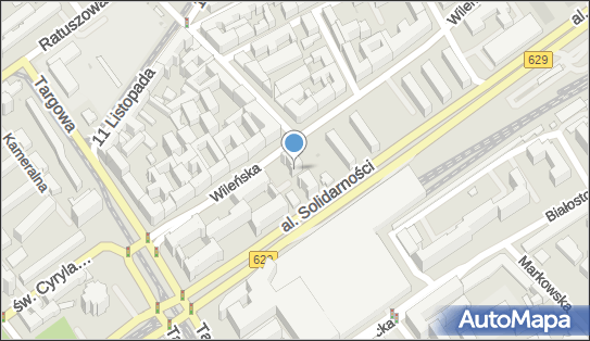 1 miejsce, Wileńska/Środkowa 2/4, Praga-Północ - Parking dla niepełnosprawnych