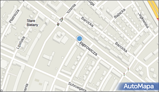 1 miejsce, Kasprowicza 41, Bielany - Parking dla niepełnosprawnych