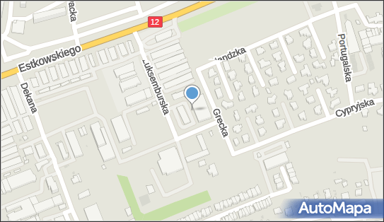 1 miejsce, Luksemburska 3, Leszno 64-100 - Parking dla niepełnosprawnych