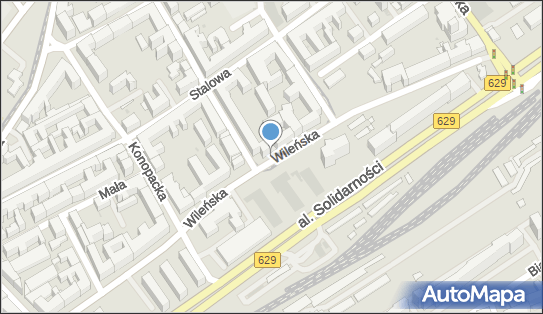 1 miejsce, Wileńska 43, Warszawa 03-416 - Parking dla niepełnosprawnych