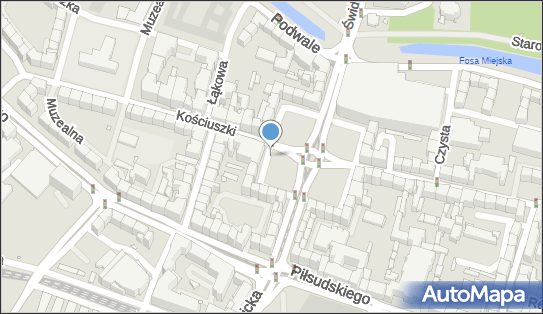 1 miejsce, pl. gen. Tadeusza Kościuszki, Wrocław 50-028 - Parking dla niepełnosprawnych