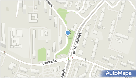 1 miejsce, Marii Dąbrowskiej, Warszawa 01-903 - Parking dla niepełnosprawnych