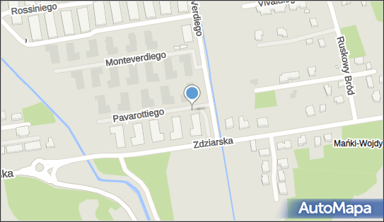 1 miejsce, Luciana Pavarottiego, Warszawa 03-289 - Parking dla niepełnosprawnych