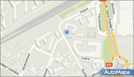 1 miejsce, Burakowska, Warszawa 01-066 - Parking dla niepełnosprawnych