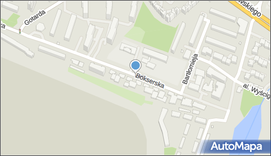 1 miejsce, Bokserska 35/37, Warszawa 02-690 - Parking dla niepełnosprawnych