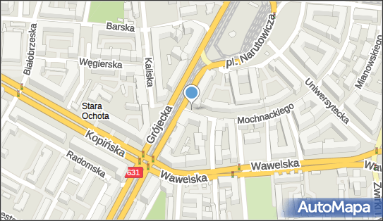 1 miejsce, Maurycego Mochnackiego, Warszawa 02-042 - Parking dla niepełnosprawnych