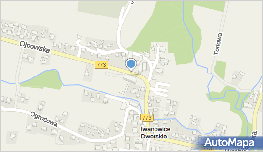 1 miejsce, DW773, Ojcowska 11, Iwanowice Włościańskie 32-095 - Parking dla niepełnosprawnych