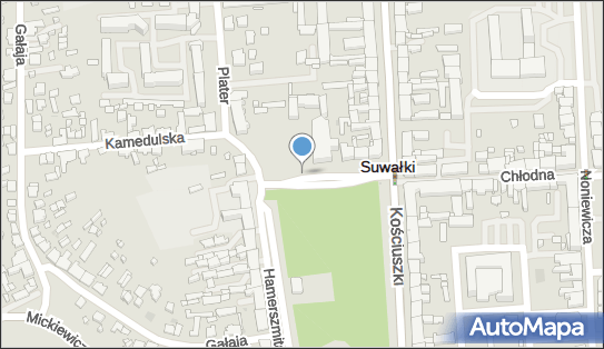 1 miejsce, Plac marsz. Józefa Piłsudskiego, Suwałki 16-400 - Parking dla niepełnosprawnych