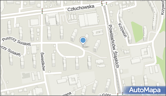 1 miejsce, mjr. Henryka Sucharskiego, Warszawa 01-390 - Parking dla niepełnosprawnych