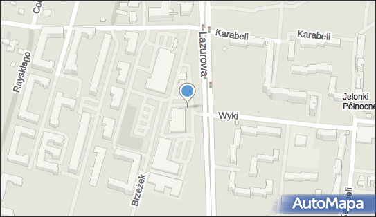 1 miejsce, Lazurowa 71, Warszawa 01-314 - Parking dla niepełnosprawnych