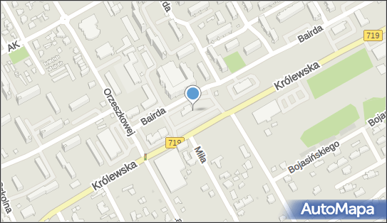 1 miejsce, DW 719, Królewska 60A, Grodzisk Mazowiecki 05-825 - Parking dla niepełnosprawnych